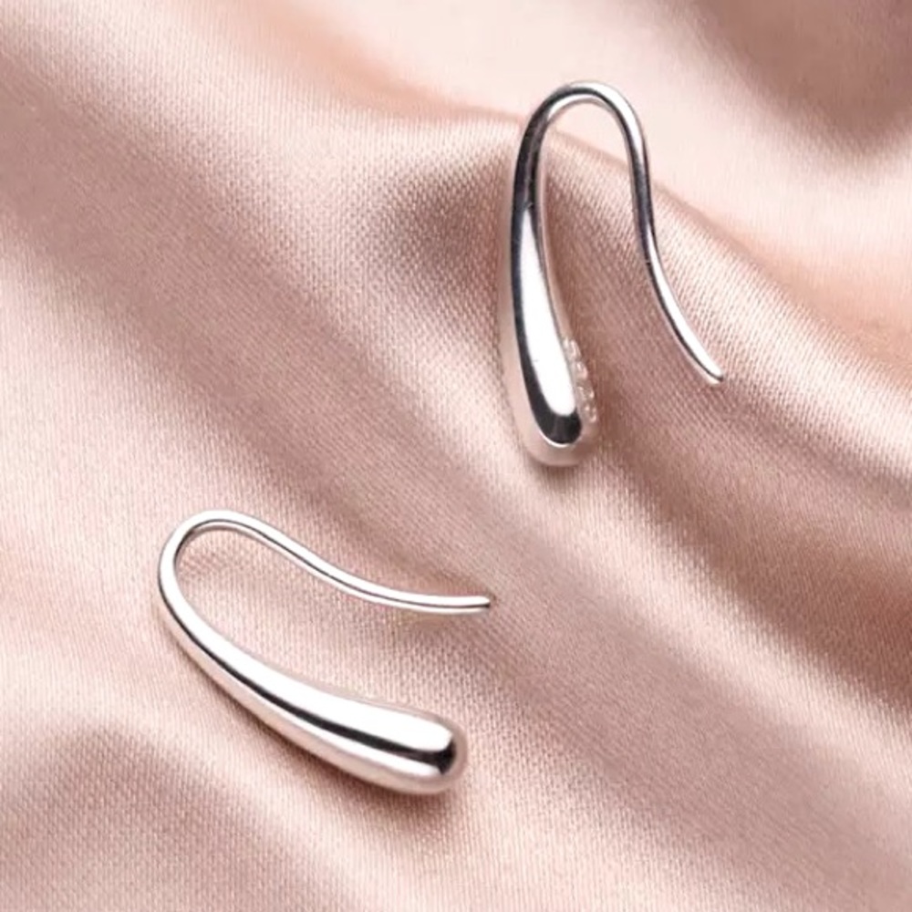 Silver Drop Earrings